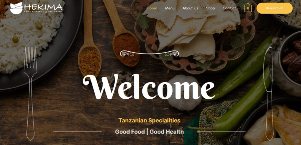 restaurant in tanzania